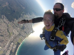 ACRF, Australian Cancer Research Foundation, Blue September, cancer charity, cancer fundraising, Cancer Research, cancer research fundraising, charity challenge, Challenge, donate to charity, Fighting cancer, Funding research, Fundraiser, fundraising, Fundraising Stories, Sky diving, Experience, Skydive