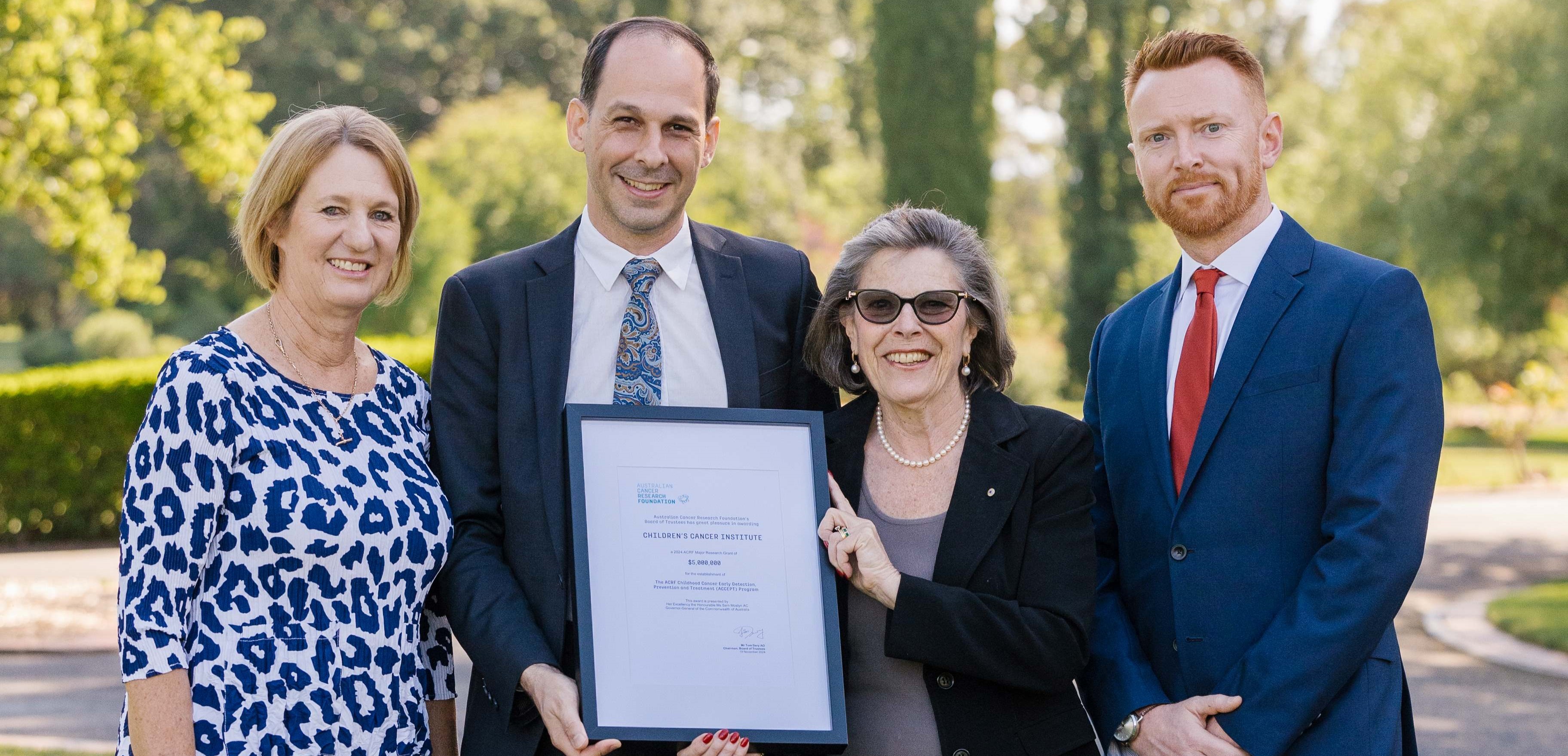 ACRF awards $5 million major grant to launch world-leading childhood cancer program